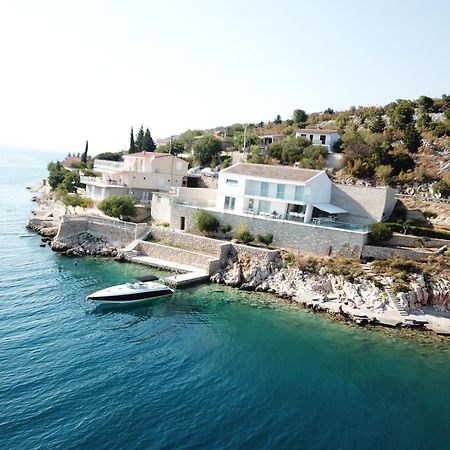 Villa Basthel Direct Aan Zee ,Verwarmd Zwembad En Sauna Baric Draga Ngoại thất bức ảnh